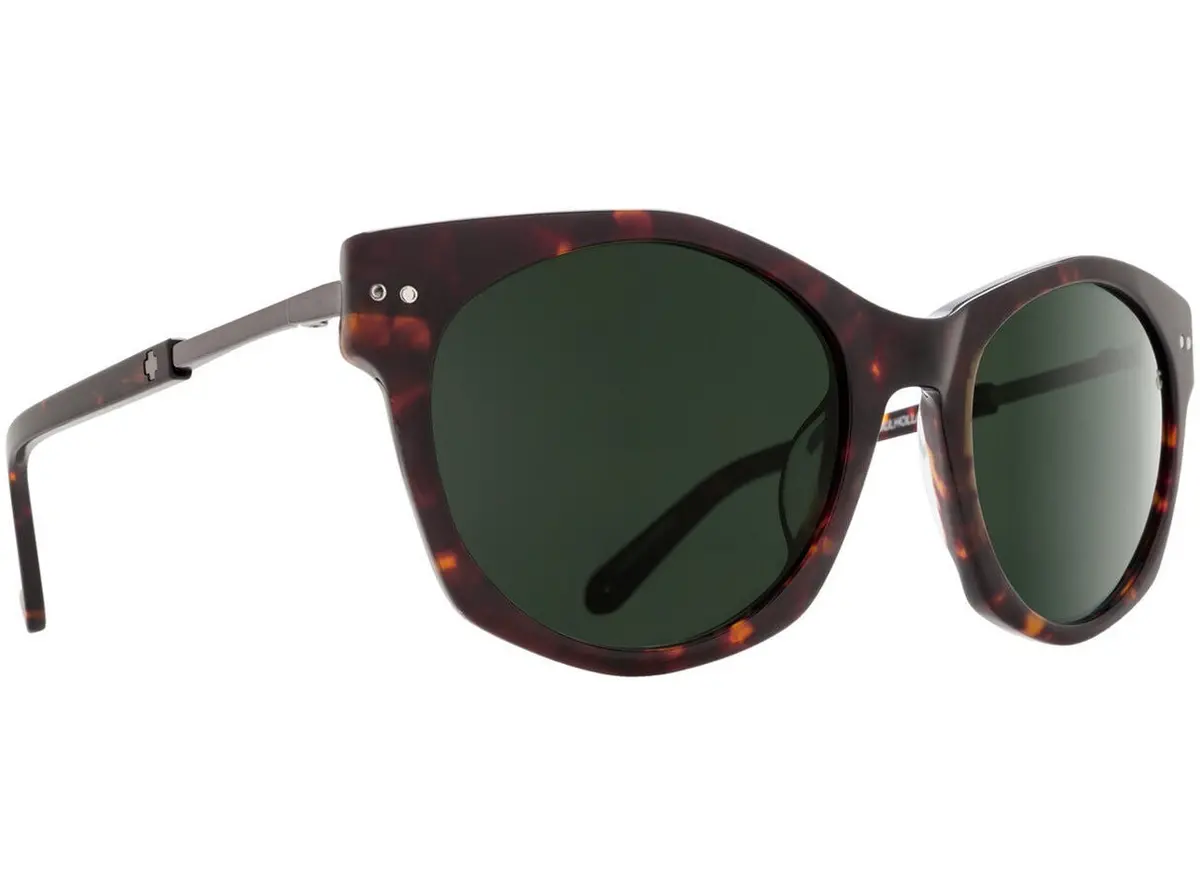 Spy Optic Mulholland Sunglasses Dark Tort W/Happy Gray Green Lens 1