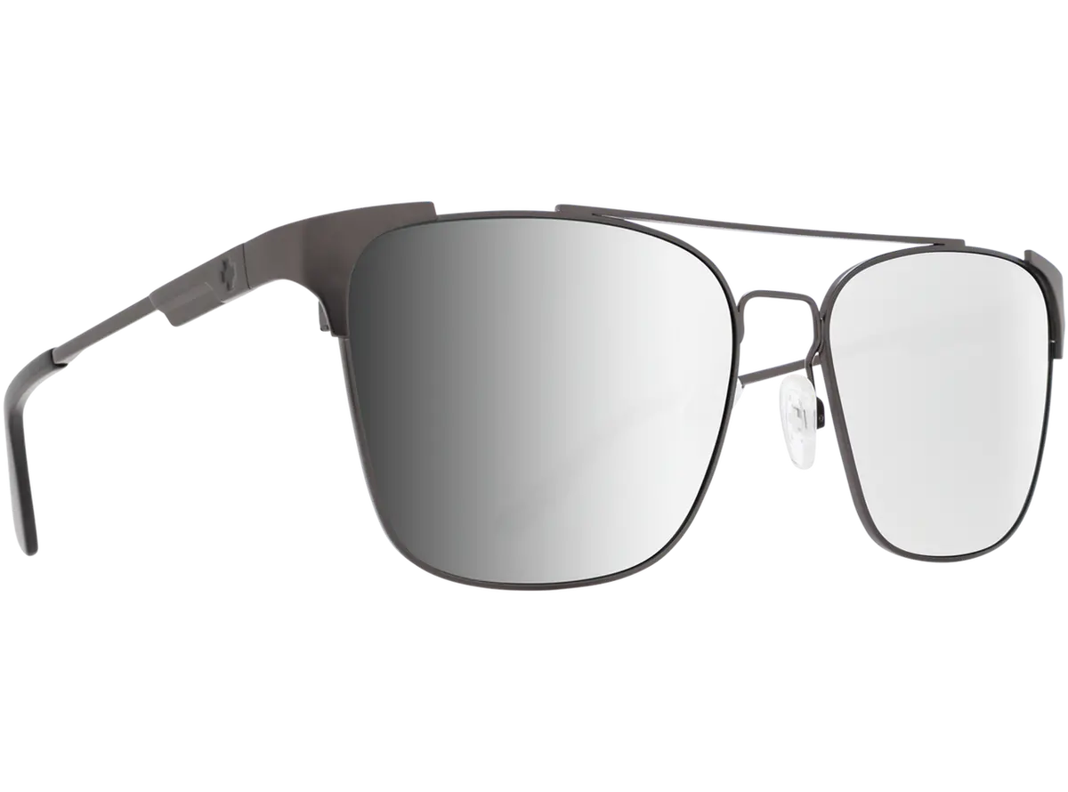 Spy Optic Wingate Sunglasses Black W/Happy Gray Green/Silver Mirror Lens 1