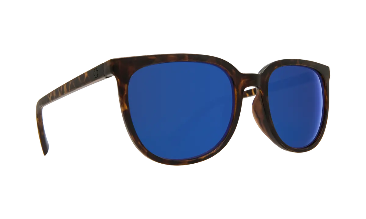 Spy Optic Fizz Sunglasses Matte Blonde Tort W/Grey/Dark Blue Spectra Lens 1