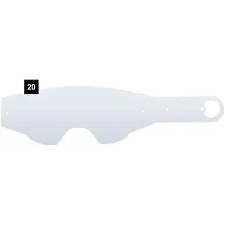Spy Optic Clear Tear Offs For Foundation Mx Goggles (20 Pack) 1
