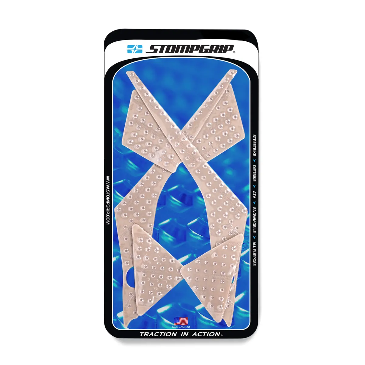 Stompgrip Volcano Tank Grips Clear For Suzuki Rm-Z250 10-18 1