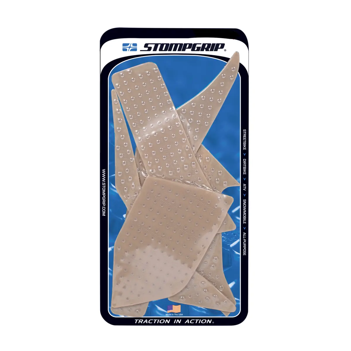 Stompgrip Volcano Tank Grips Clear For Ktm Sx/Xc/Xc-W/Sx-F/Xc-F/Sx-F Factory Edition/Six Days/Exc-F 19-23 1