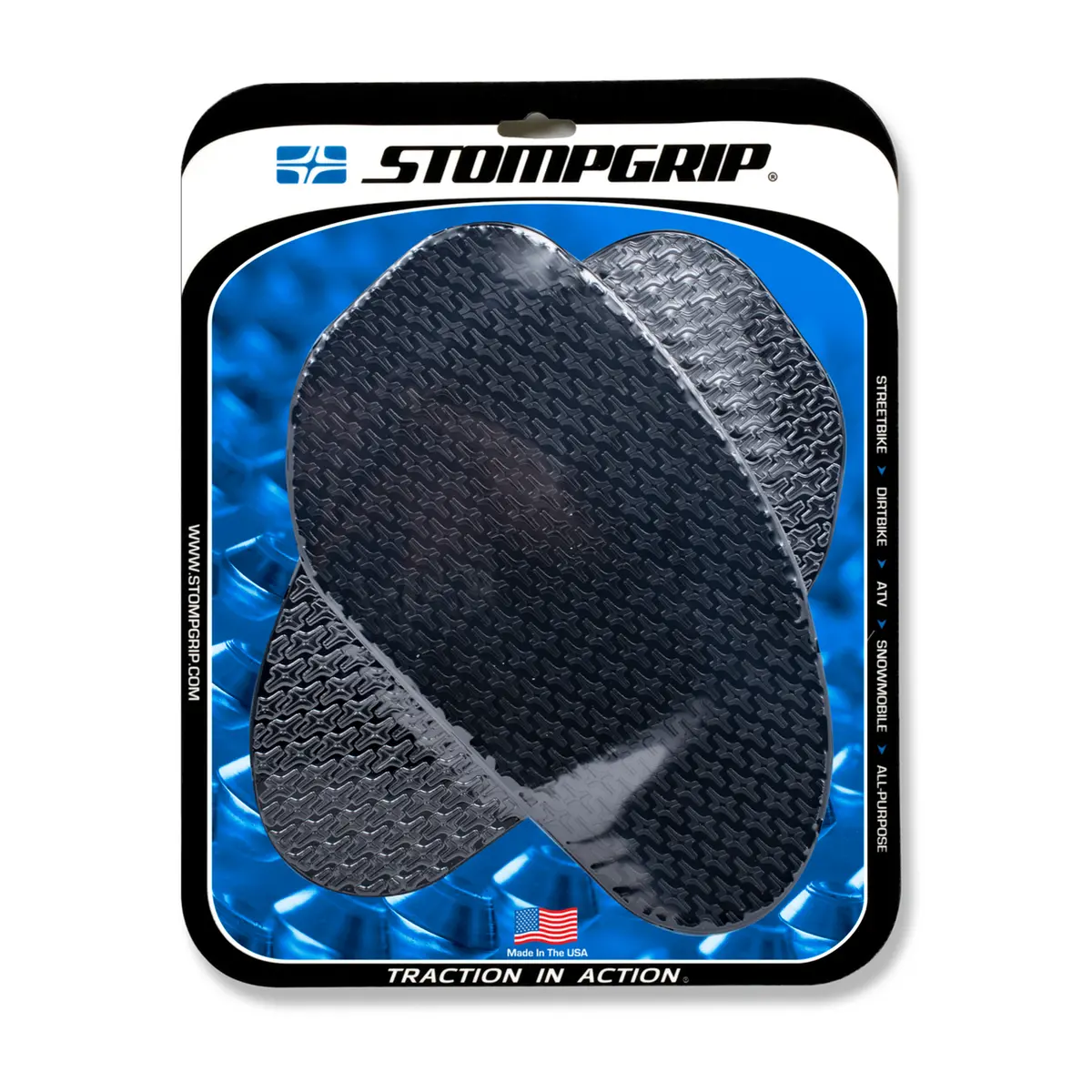 Stompgrip Large Universal Icon Tank Grips Black For Universal Models 1