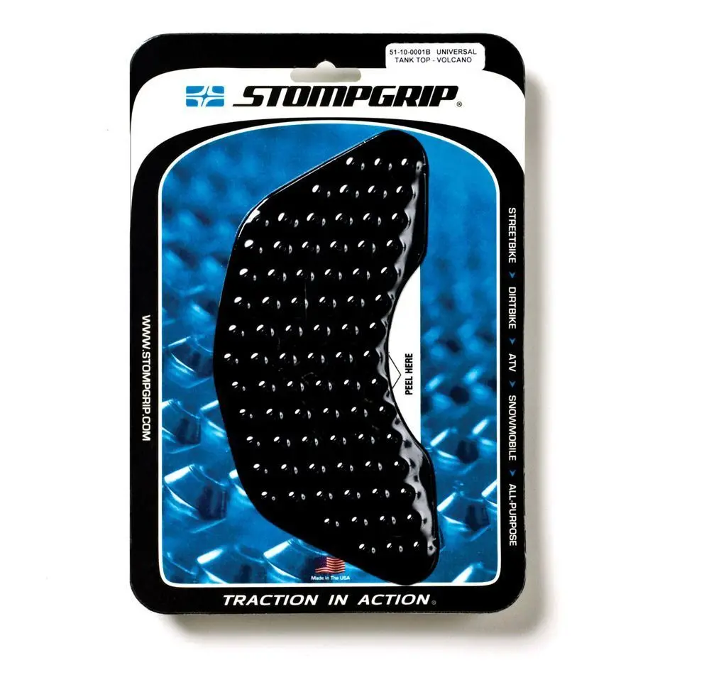 Stompgrip Volcano Universal Large Sheet Tank Top Streetbike Kit Black 1