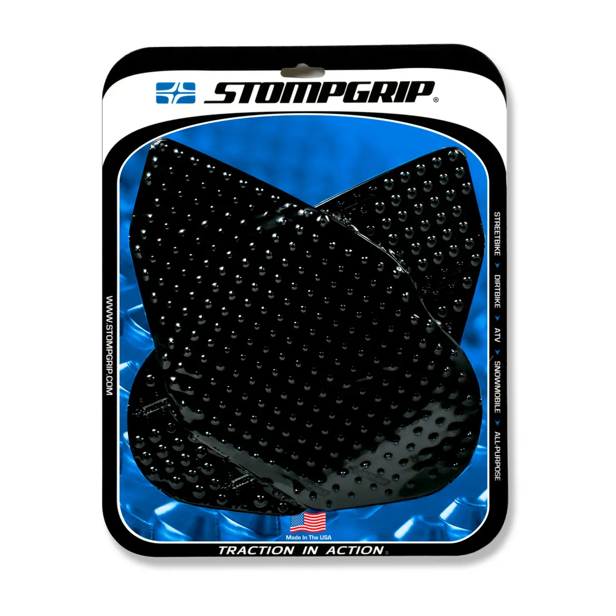 Stompgrip Volcano Tank Grips Black For Yamaha Yzf-R6 99-02 1