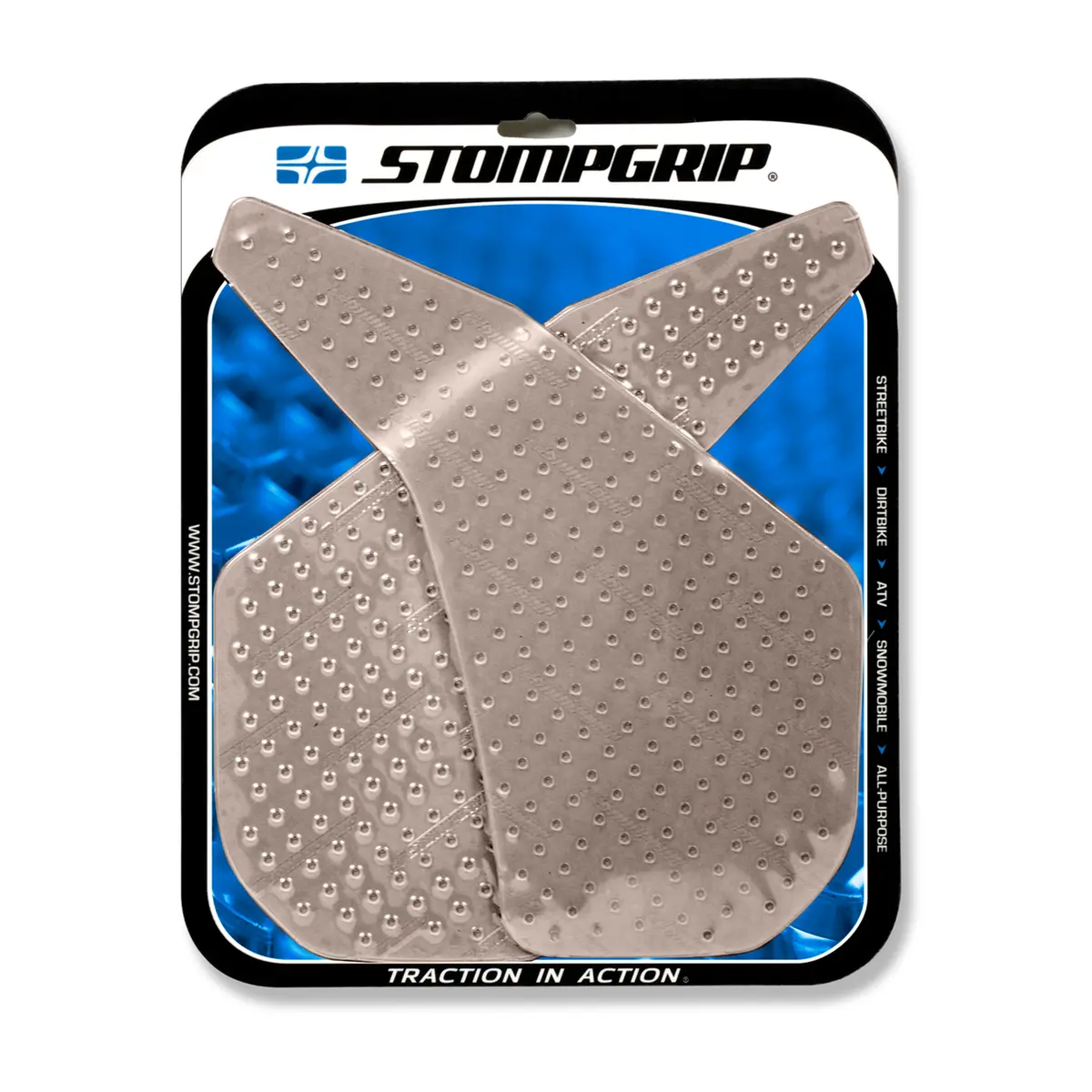 Stompgrip Volcano Tank Grips Clear For Yamaha Fz1 06-15 1