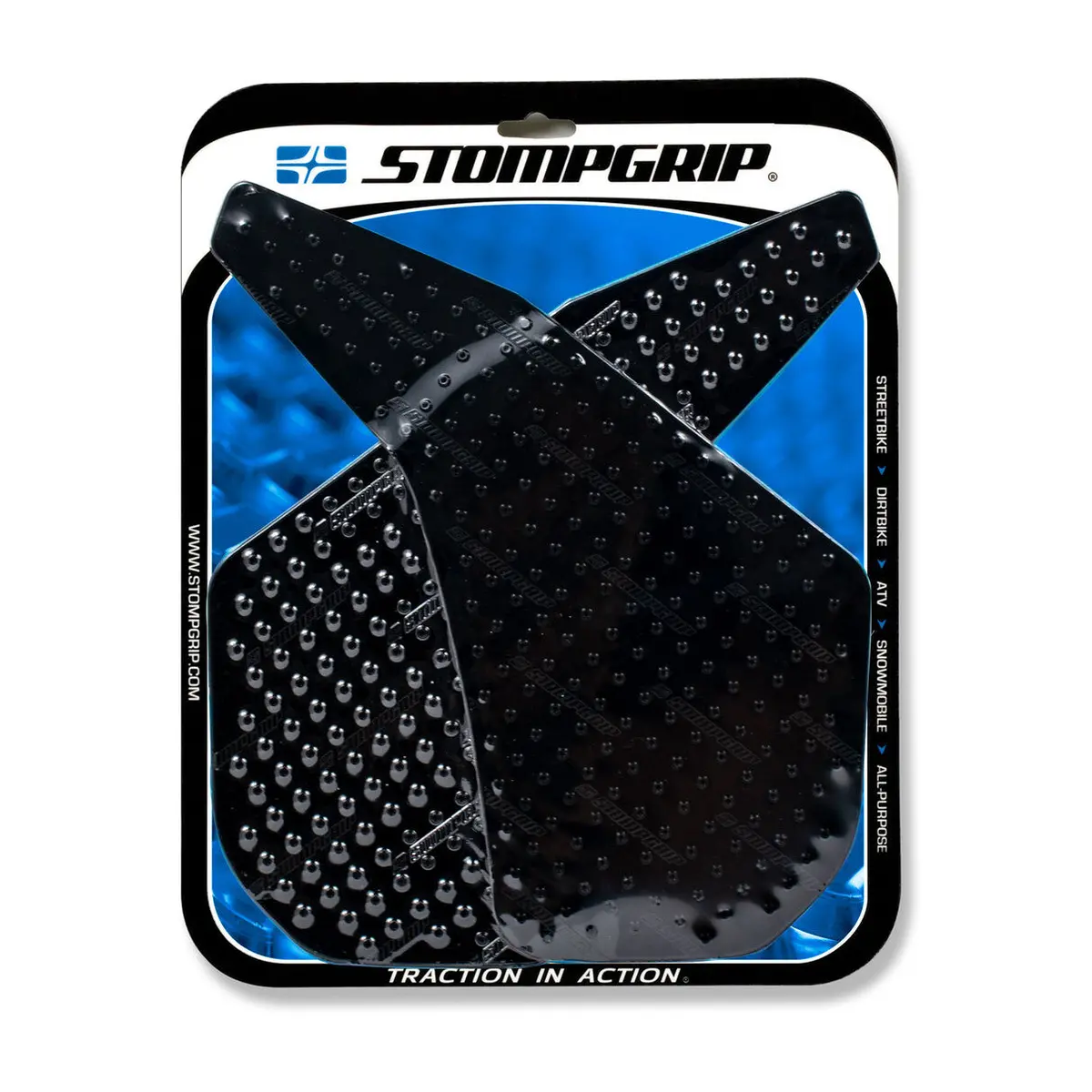 Stompgrip Volcano Tank Grips Black For Yamaha Fz1 06-15 1