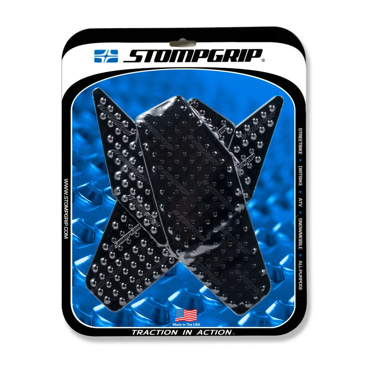 Stompgrip Volcano Tank Grips Black For Yamaha Yzf-R6 08-16 1