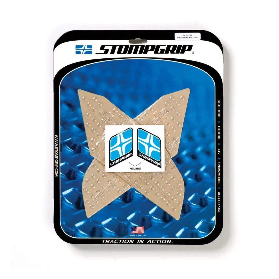 Stompgrip Volcano Streetbike Tank Grips Clear For Yamaha 03-19 Fjr 1300A 03-21 1
