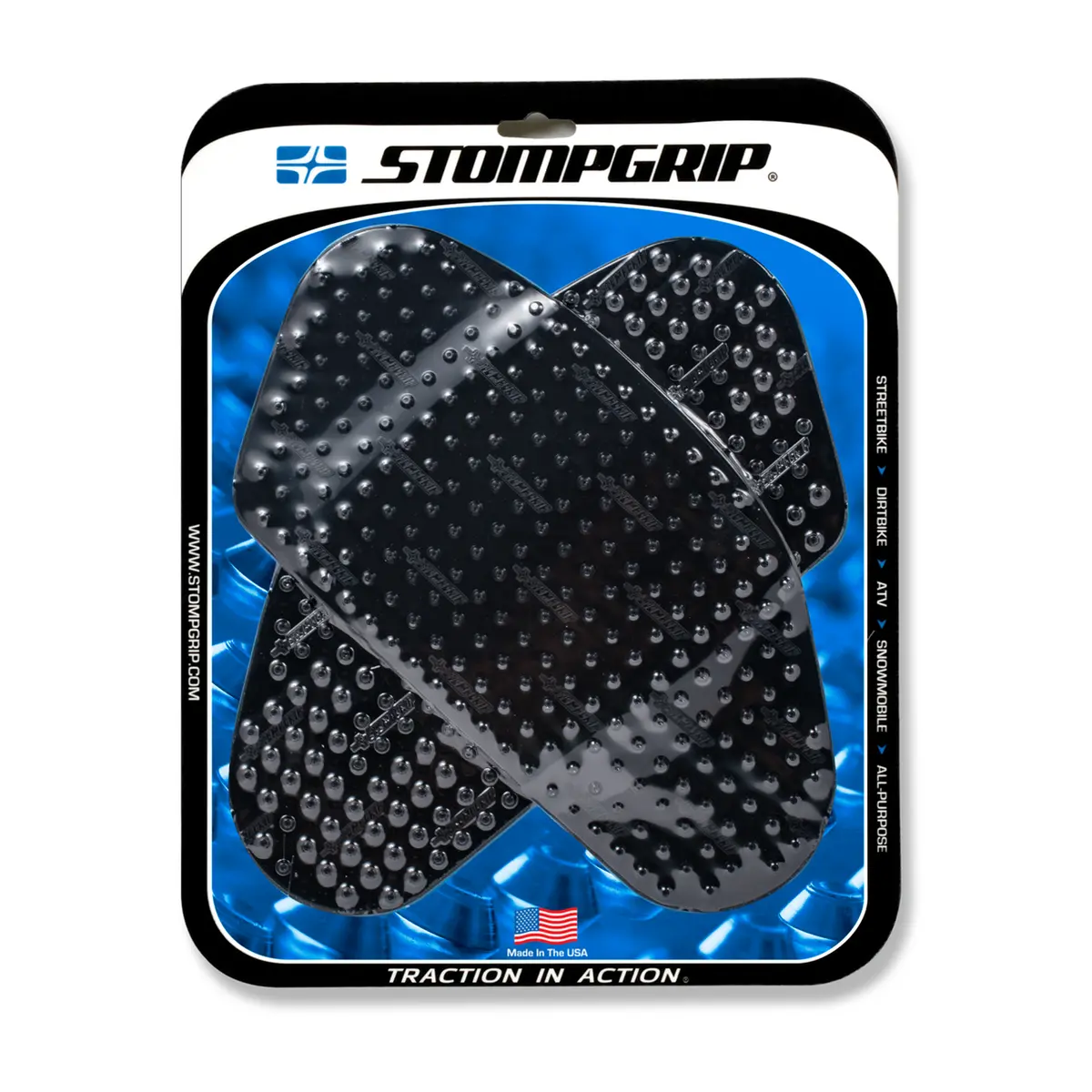 Stompgrip Volcano Tank Grips Black For Honda Cbr600rr 03-06 1