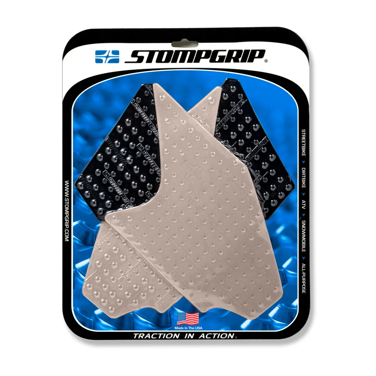 Stompgrip Volcano Tank Grips Clear For Honda Cbr1000rr/Abs Fireblade/Fireblade/Fireblade Sp Repsol Edition 12-16 1