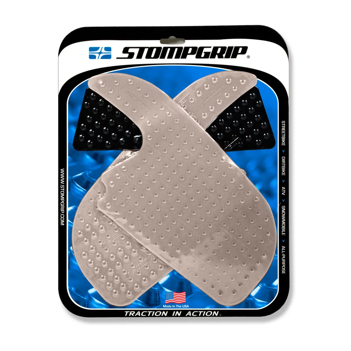 Stompgrip Volcano Tank Grips Clear For Honda Cbr600rr/Cbr600rr Abs 13-19 1