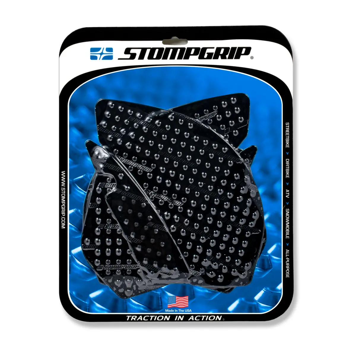 Stompgrip Volcano Tank Grips Black For Kawasaki Ninja Zx-10R 08-10 1