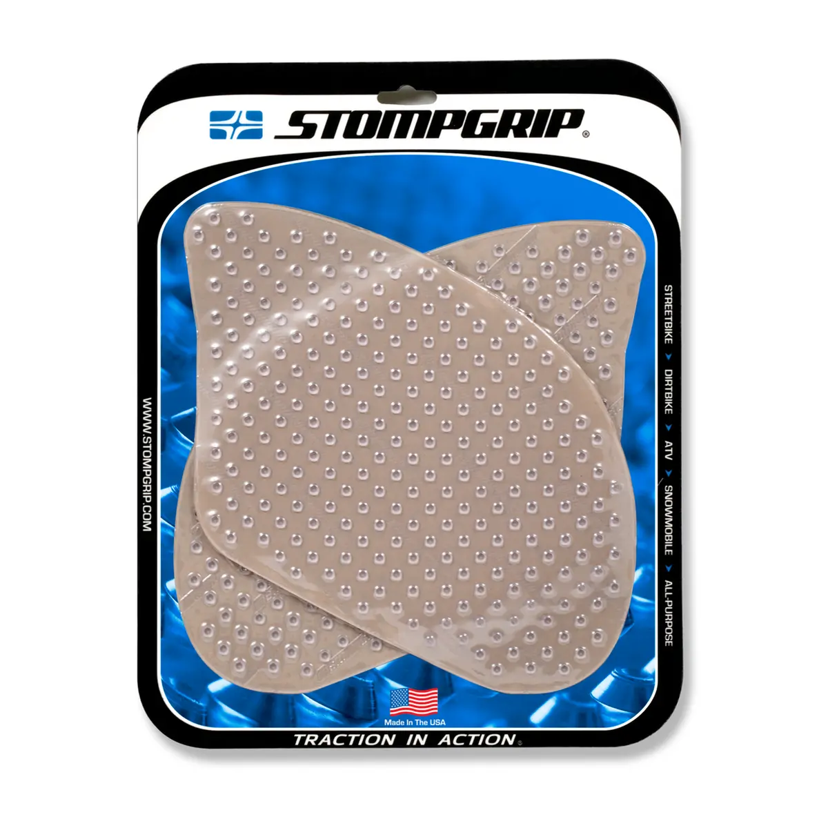 Stompgrip Volcano Tank Grips Clear For Suzuki Hayabusa 00-19 1