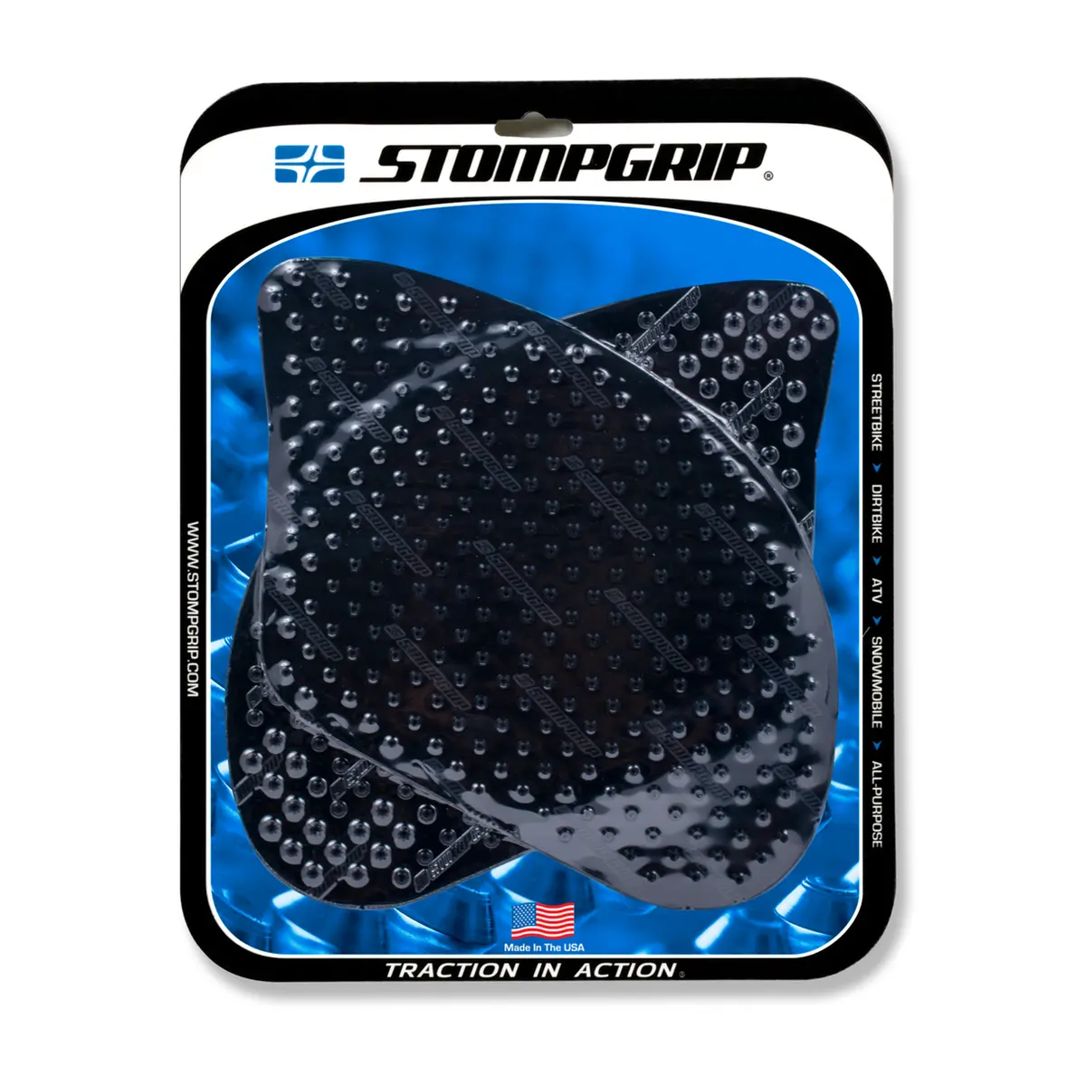 Stompgrip Volcano Tank Grips Black For Suzuki Hayabusa 00-19 1