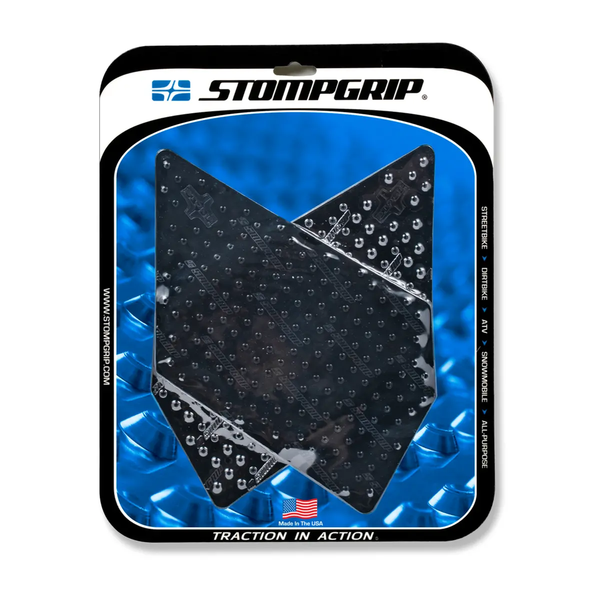 Stompgrip Volcano Tank Grips Black For Ktm 1190 Rc8 R 08-15/Rc 125/Rc 200/Rc 250/Rc 390 14-19 1