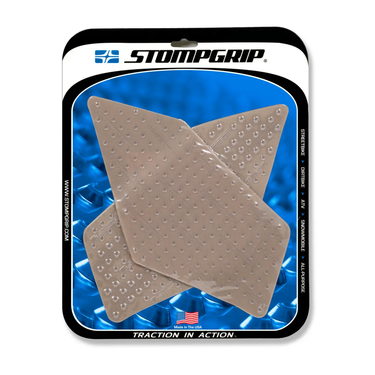 Stompgrip Volcano Tank Grips Clear For Ktm 690 Duke 12-18/690 Duke R 13-17 1