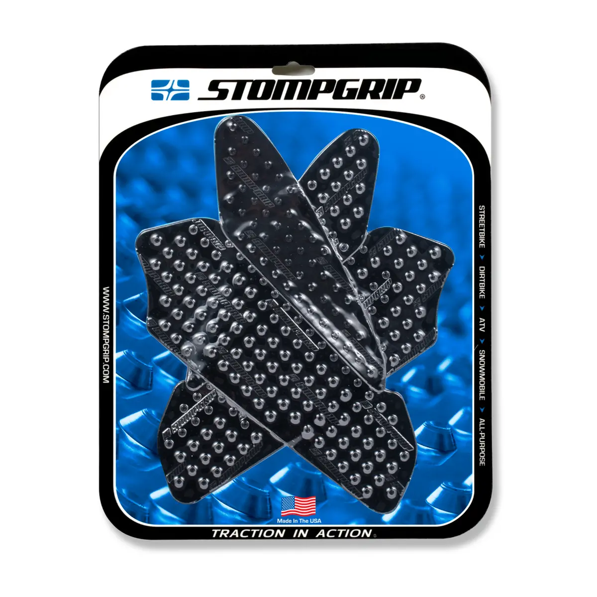 Stompgrip Volcano Tank Grips Black For Ducati Monster 1000S/1100/1100S/Evo/620/695/696/750/796/800S/900/S2r/S4r/S4rs 1