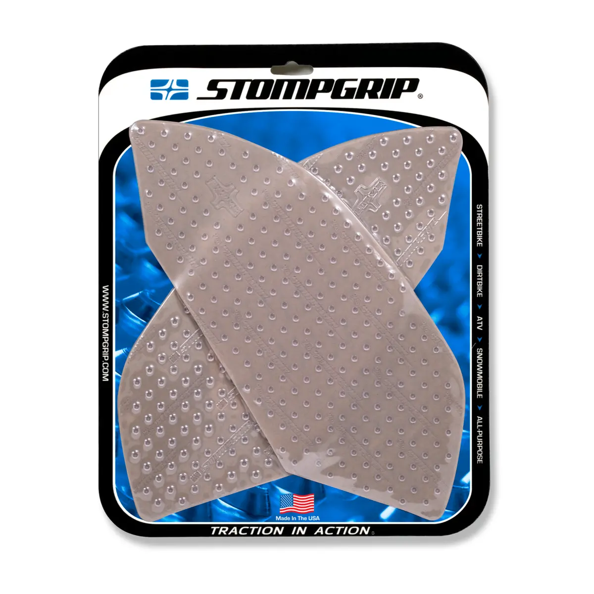 Stompgrip Volcano Tank Grips Clear For Aprilia Rsv4r 09-20/Rsv4 Factory Aprc Abs 13-15 1