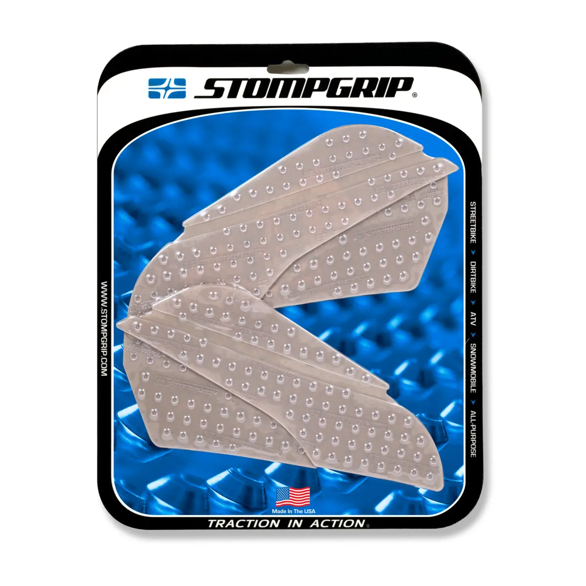 Stompgrip Volcano Tank Grips Clear For Mv Agusta F3 675 13-18/F3 675 Rc 16-18/F3 800 14-18/F3 800 Ago 16/F3 800 Rc 16-18 1