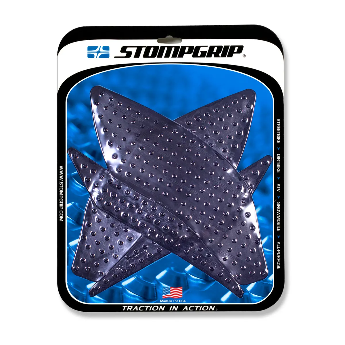 Stompgrip Volcano Tank Grips Black For Yamaha Yzf-R1 15-20/Yzf-R1m 15-20/Yzf-R1s 16-18 1
