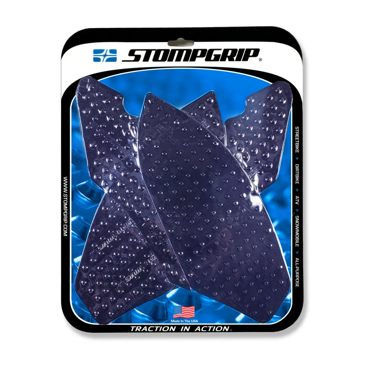 Stompgrip Volcano Tank Grips Black For Bmw S 1000 R 14-20 1