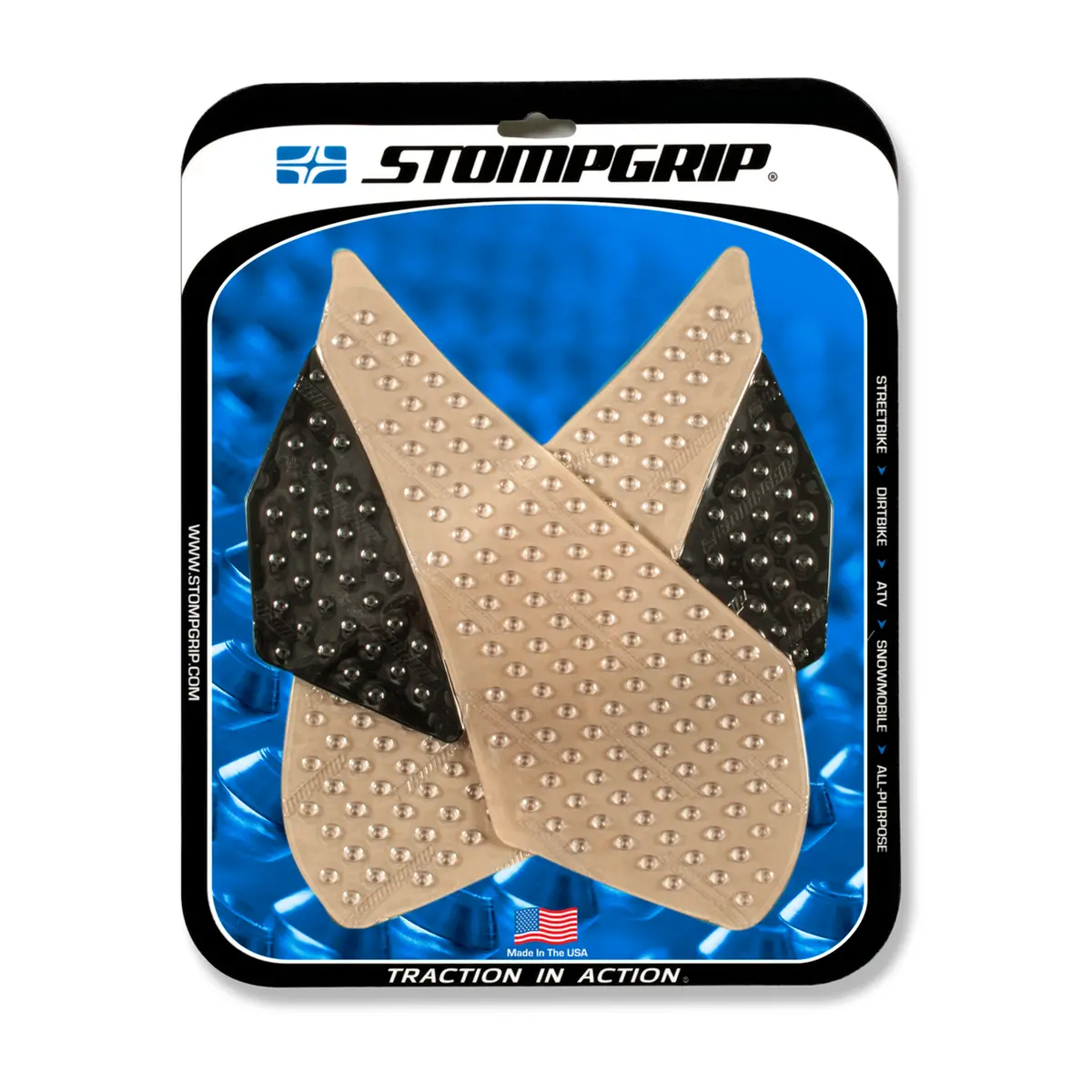 Stompgrip Volcano Tank Grips Clear For Bmw R 1200 Rs 14-18/R 1250 Rs 19-20 1