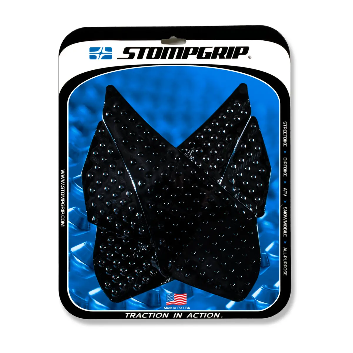 Stompgrip Volcano Tank Grips Black For Bmw R 1200 Rs 14-18/R 1250 Rs 19-20 1