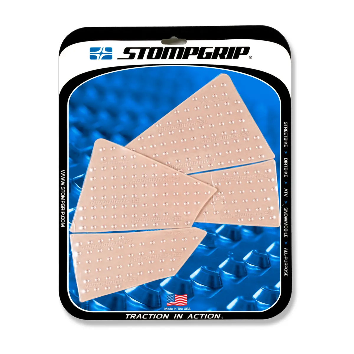 Stompgrip Volcano Tank Grips Clear For Ktm 125 Duke 11-16/200 Duke 12-17/250 Duke 15-16/390 Duke 13-16 1