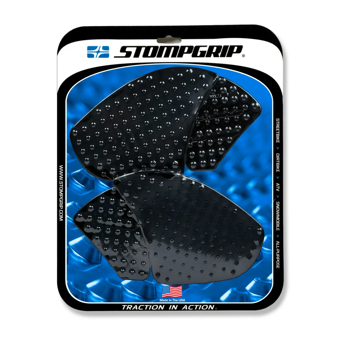 Stompgrip Volcano Tank Grips Black For Ducati Panigale V4/V4 R/V4 S/V4 S Corse/Speciale 18-20 1