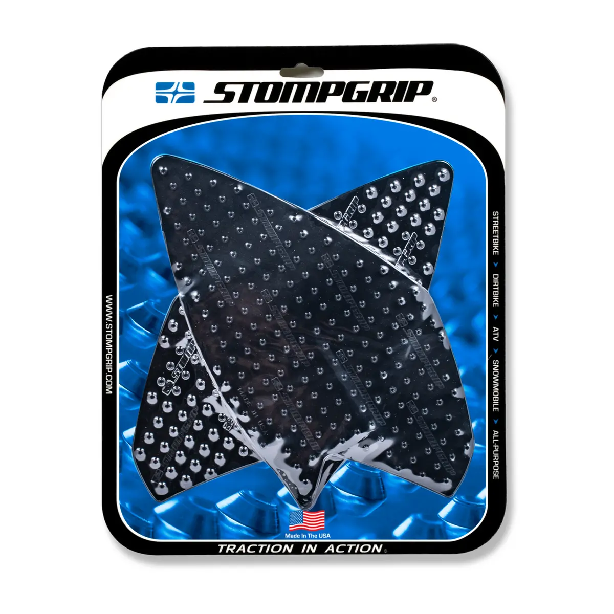 Stompgrip Volcano Tank Grips Black For Bmw G 310 Gs 17-19 1