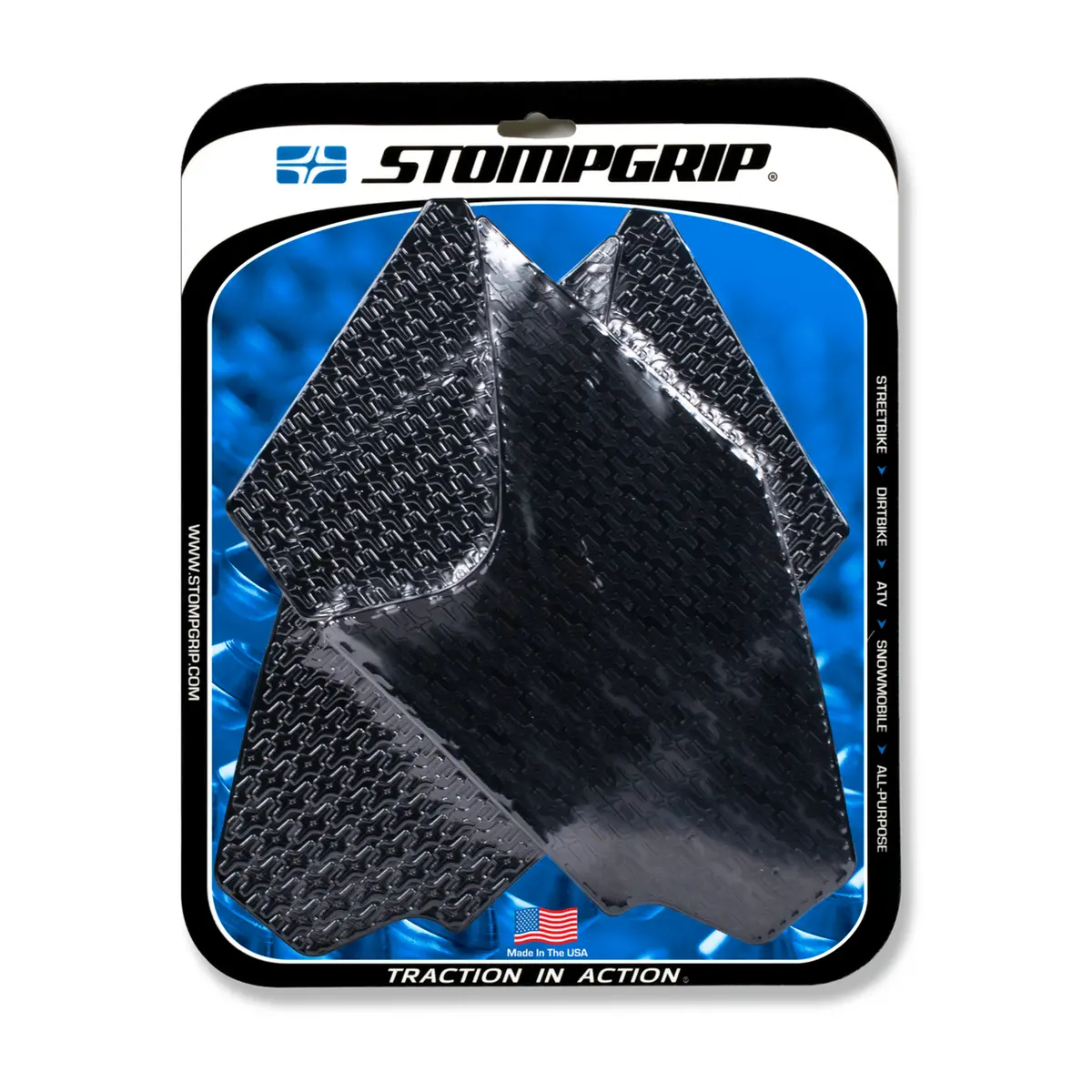Stompgrip Icon Tank Grips Black For Honda Cbr1000rr Models 1