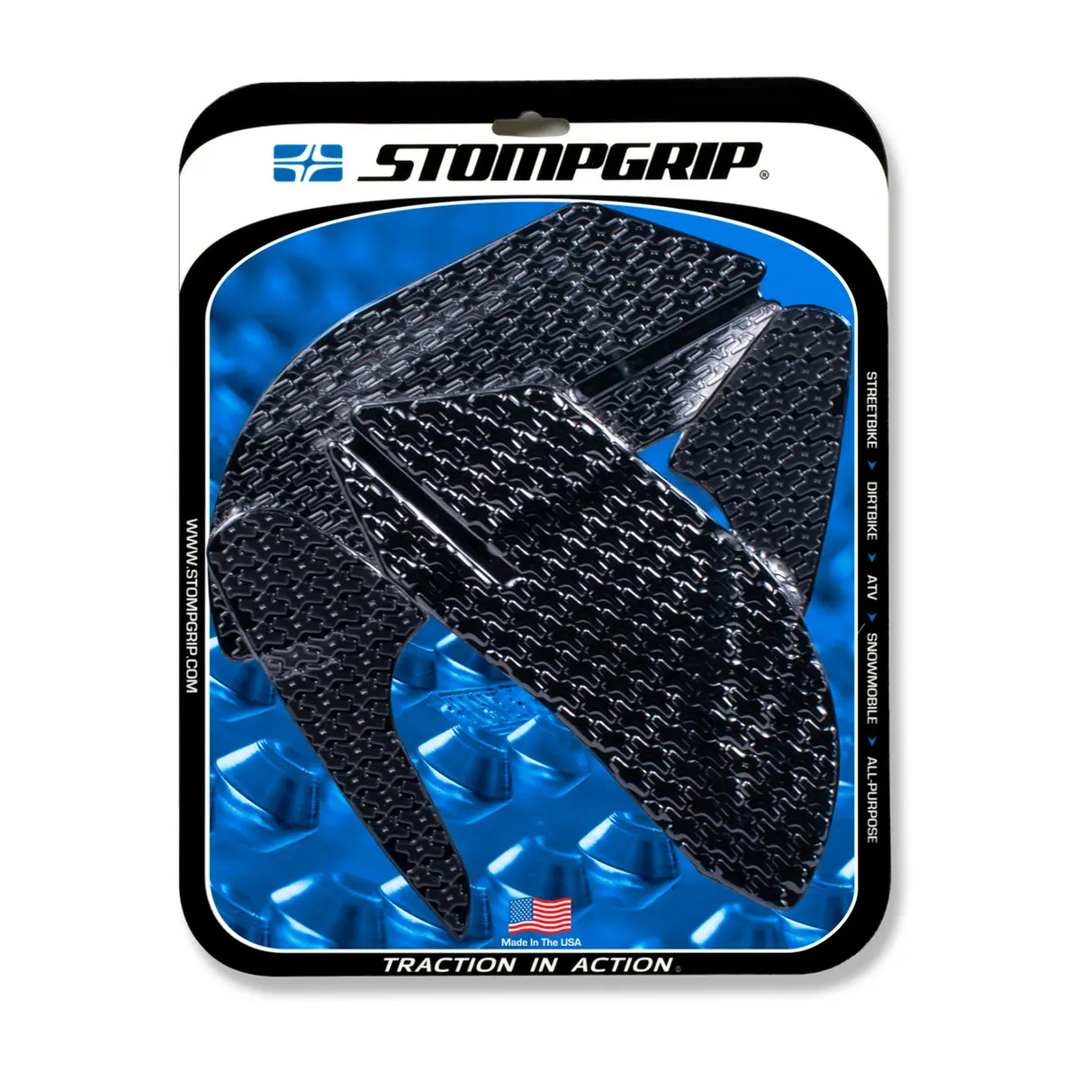 Stompgrip Icon Tank Grips Black For Ducati 1199 Panigale/Superlaggera/1299 Panigale S/R Fe/Panigale R/959 Panigale/Corse/899 Panigale 1