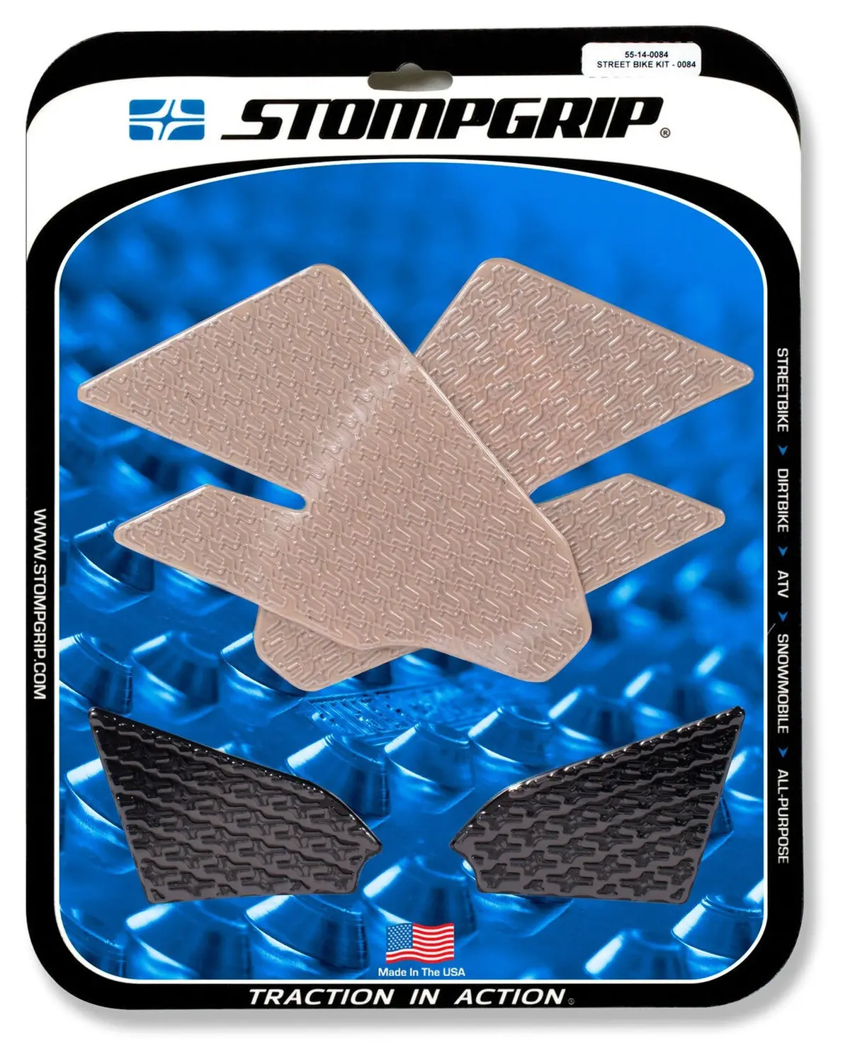 Stompgrip Icon Tank Grips Clear For Bmw F 800 Gs 13-18/F 800 Gs Adventure 13-18/F 700 Gs 13-18 1