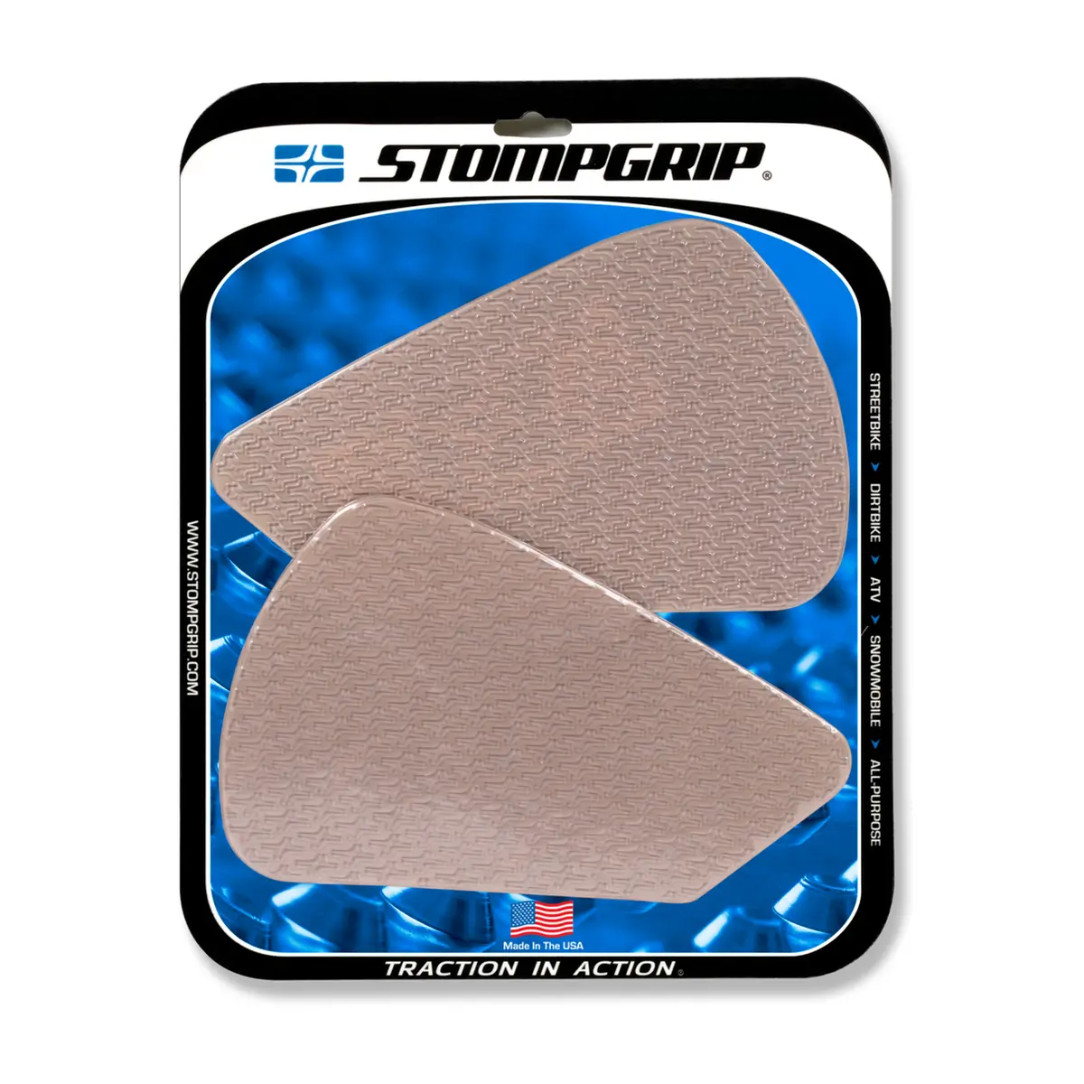 Stompgrip Icon Tank Grips Clear For Bmw R 1200 Gs 17-18/R 1250 Gs 19-20 1