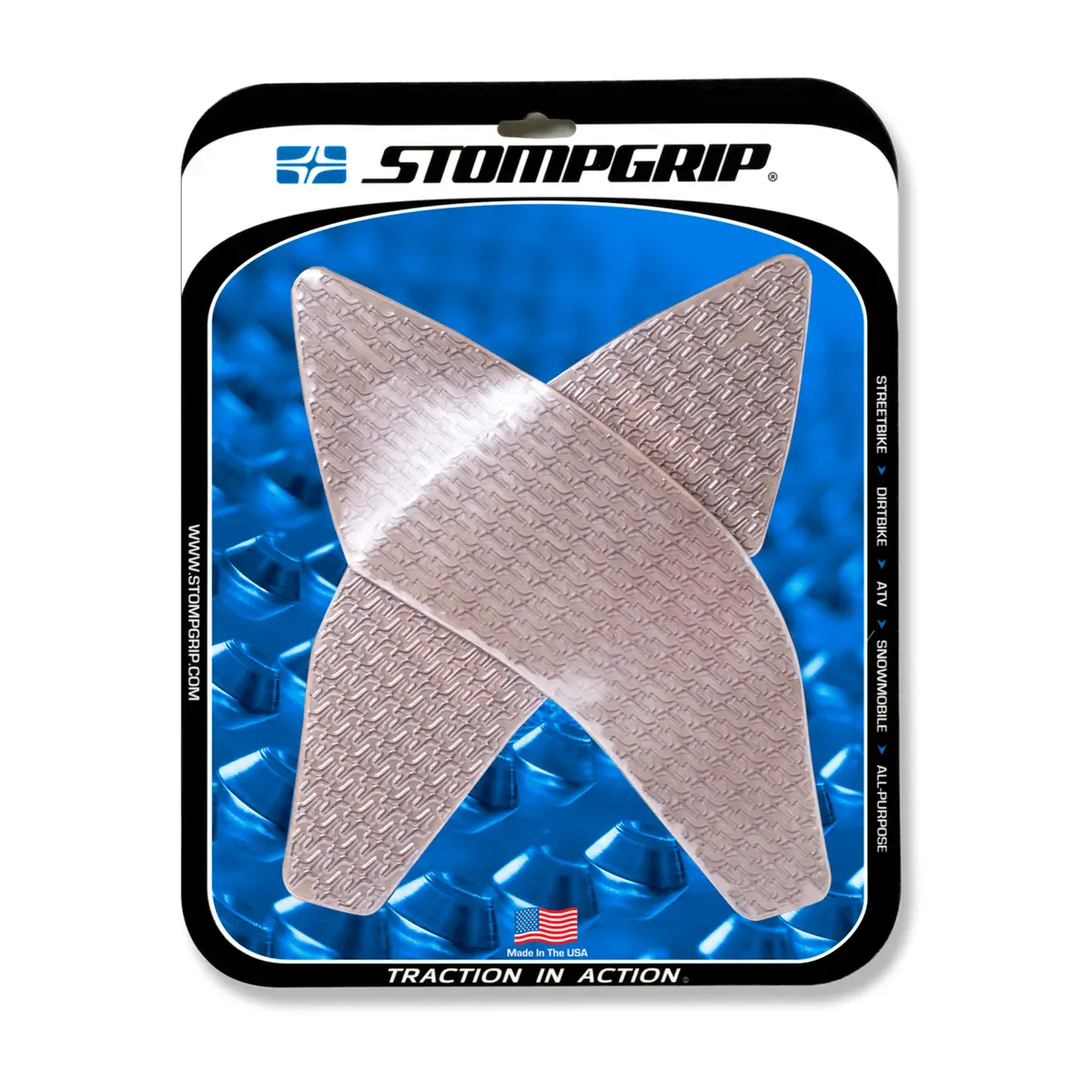 Stompgrip Icon Tank Grips Clear For Honda Cb300r/Cb650r/Cbr650r 19-20 1