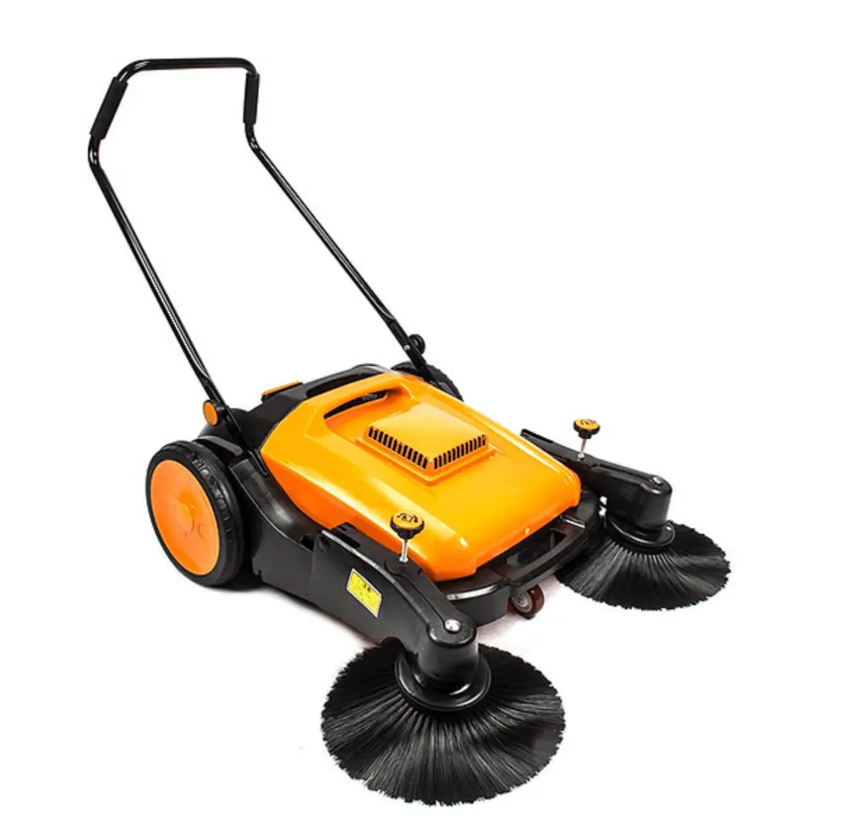 Rt980s 38" Manual Push Powered Floor Sweeper, 38,000 Sqft/H, Triple Brushes, Air Filter For Dust Control 1