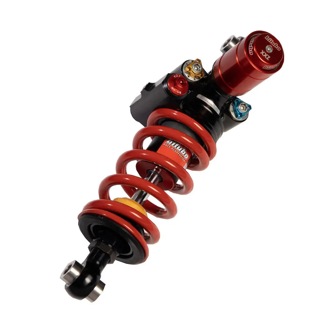 Bitubo Xxz31v2 - Rear Mono Shock - Red Spring [Adjustable: Preload, High & Low Rebound, High & Low Compression] 1