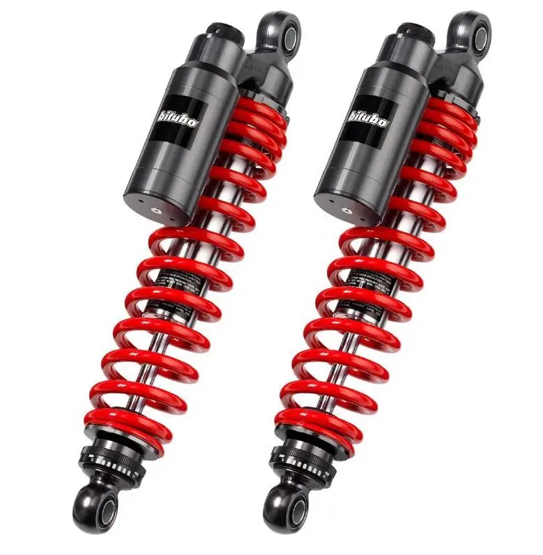 Bitubo Wmt01 - Rear Twin Shocks - Red Spring [Adjustable: Preload, Rebound, Compression] 1