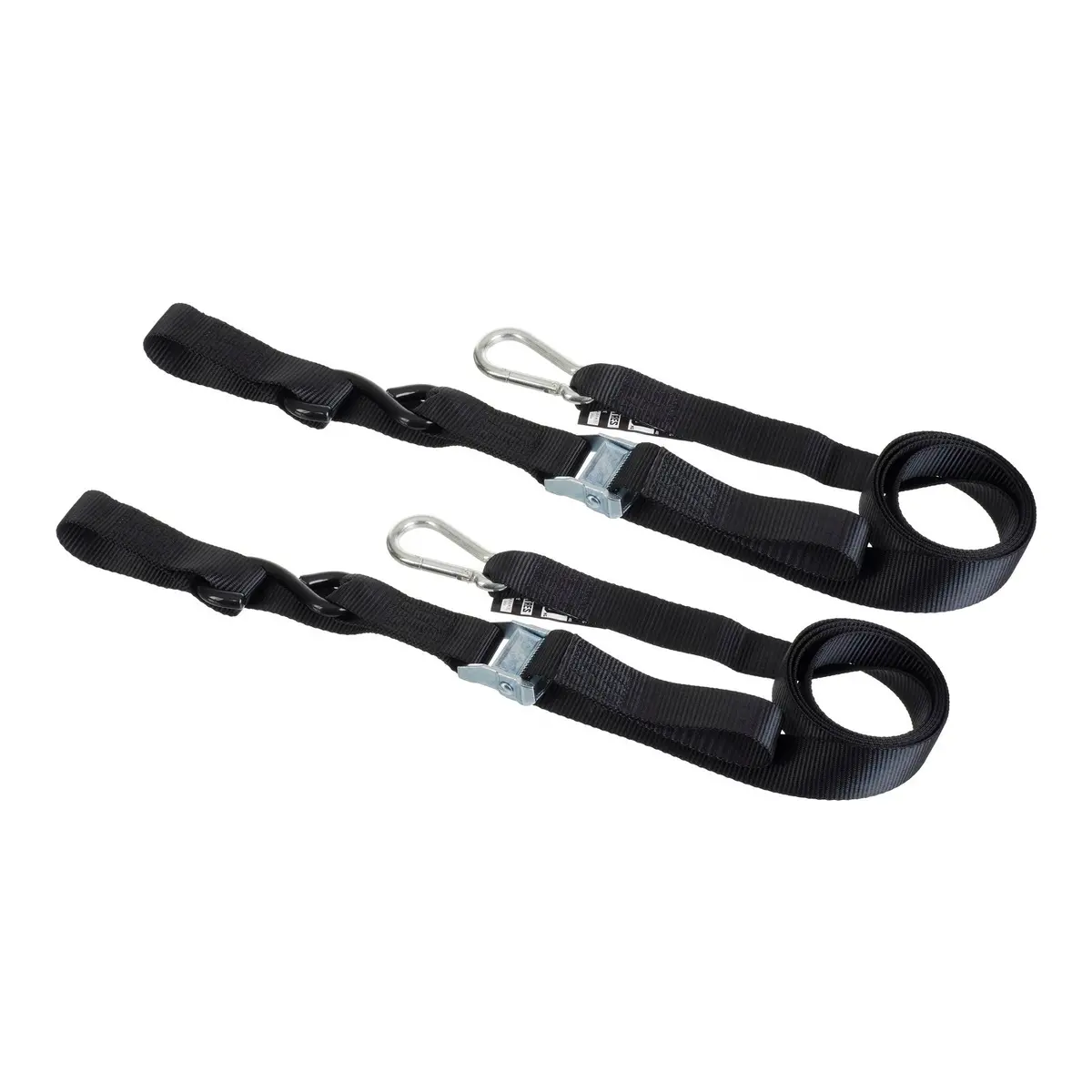 Whites Tie Downs 1 1/2In X 6Ft - Black / Black 1