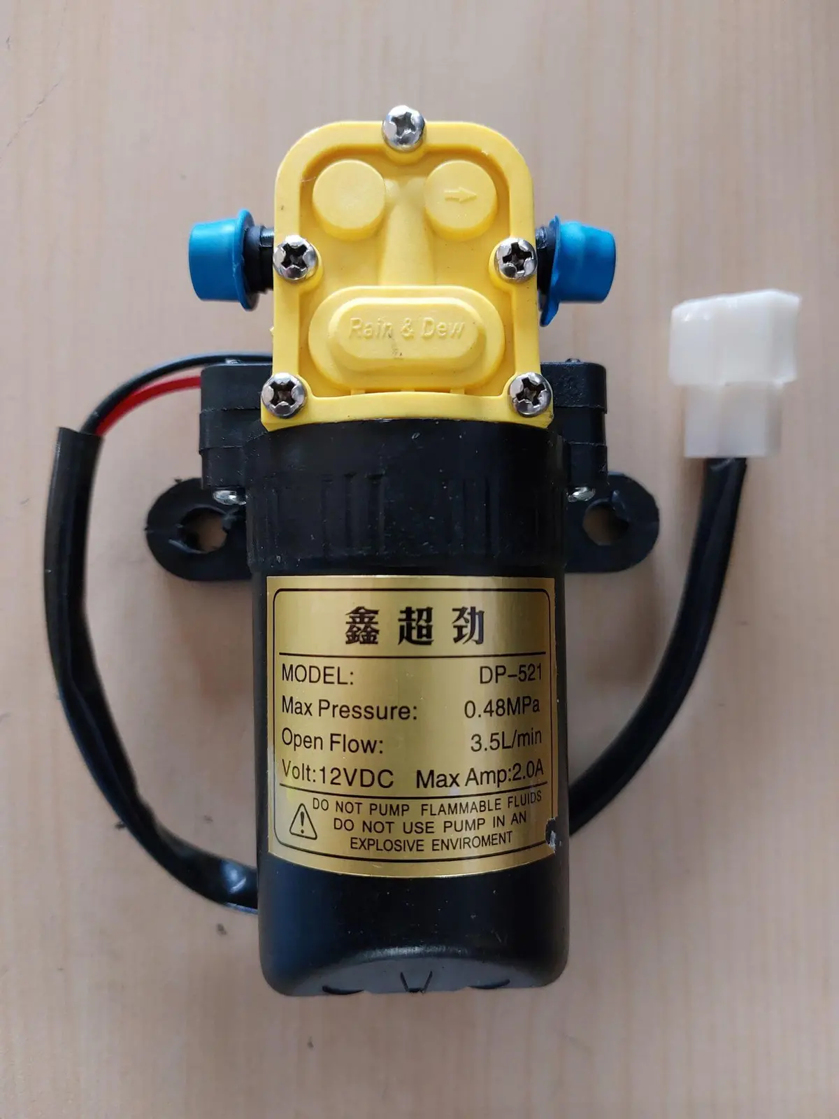Water Pump For Sm1250/Sm80 Ride-On Floor Sweeper Machine 1