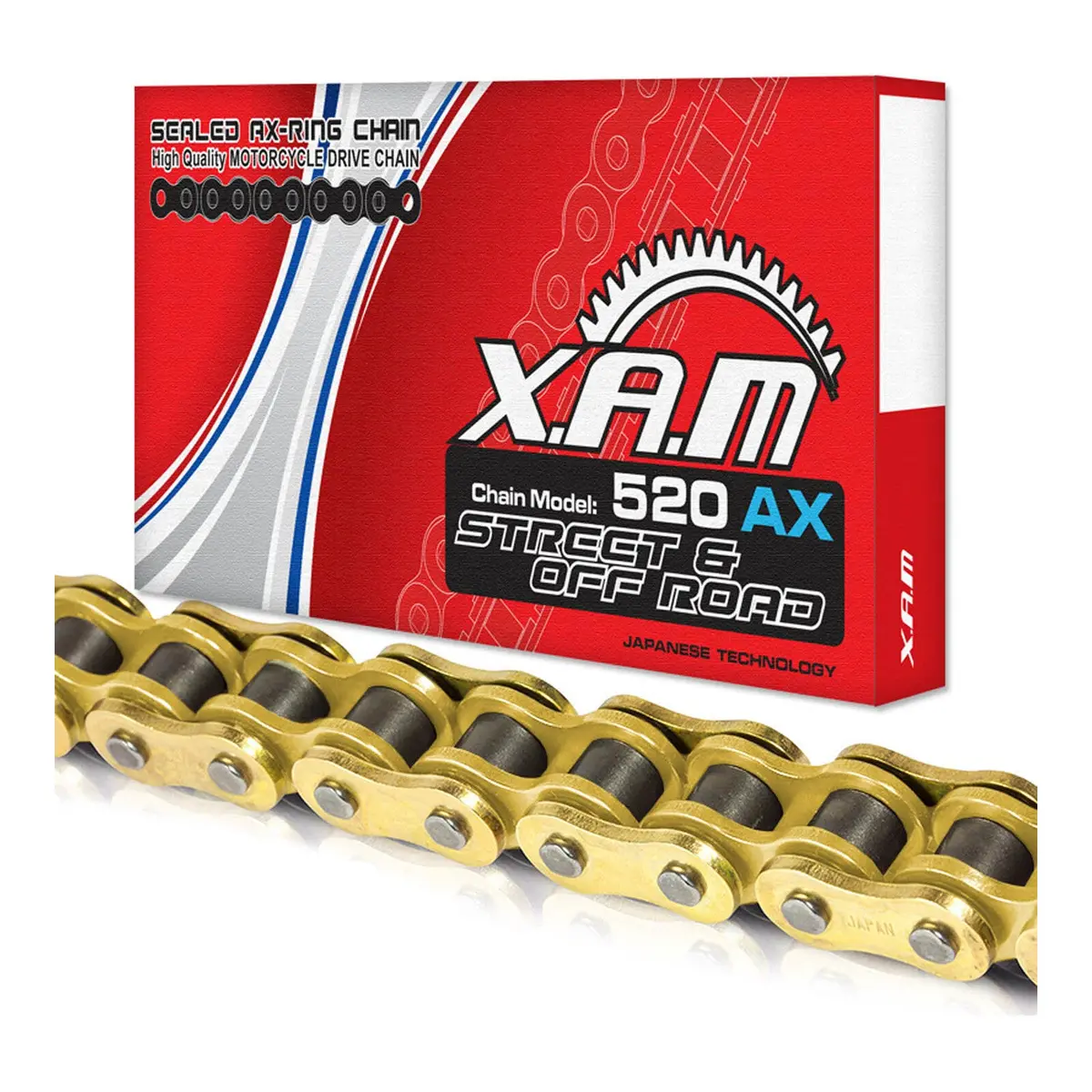 Xam 520Ax X-Ring Chain - Gold / Gold 1