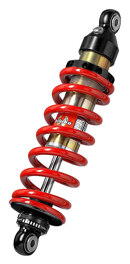 Bitubo Xze01 - Rear Mono Shock - Red Spring [Adjustable: Preload, Rebound] 1