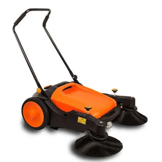 Rt980 38" Manual Push Powered Floor Sweeper, 38,000 Sqft/H, Triple Brushes 1
