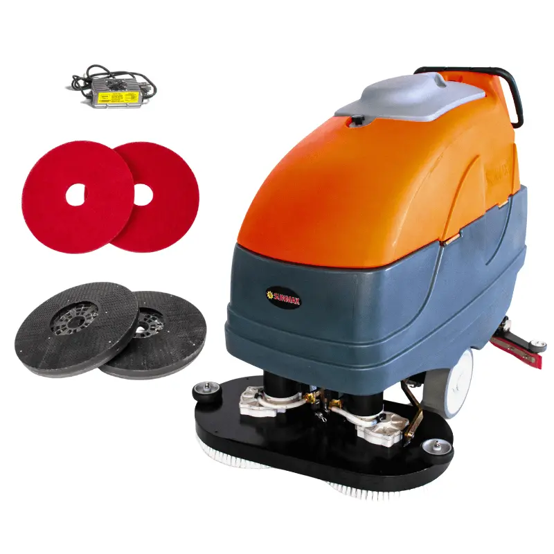 Rt120 34" Self-Propelled Floor Scrubber Machine, 33-Gal Tank, 75,000 Sqft/H 1