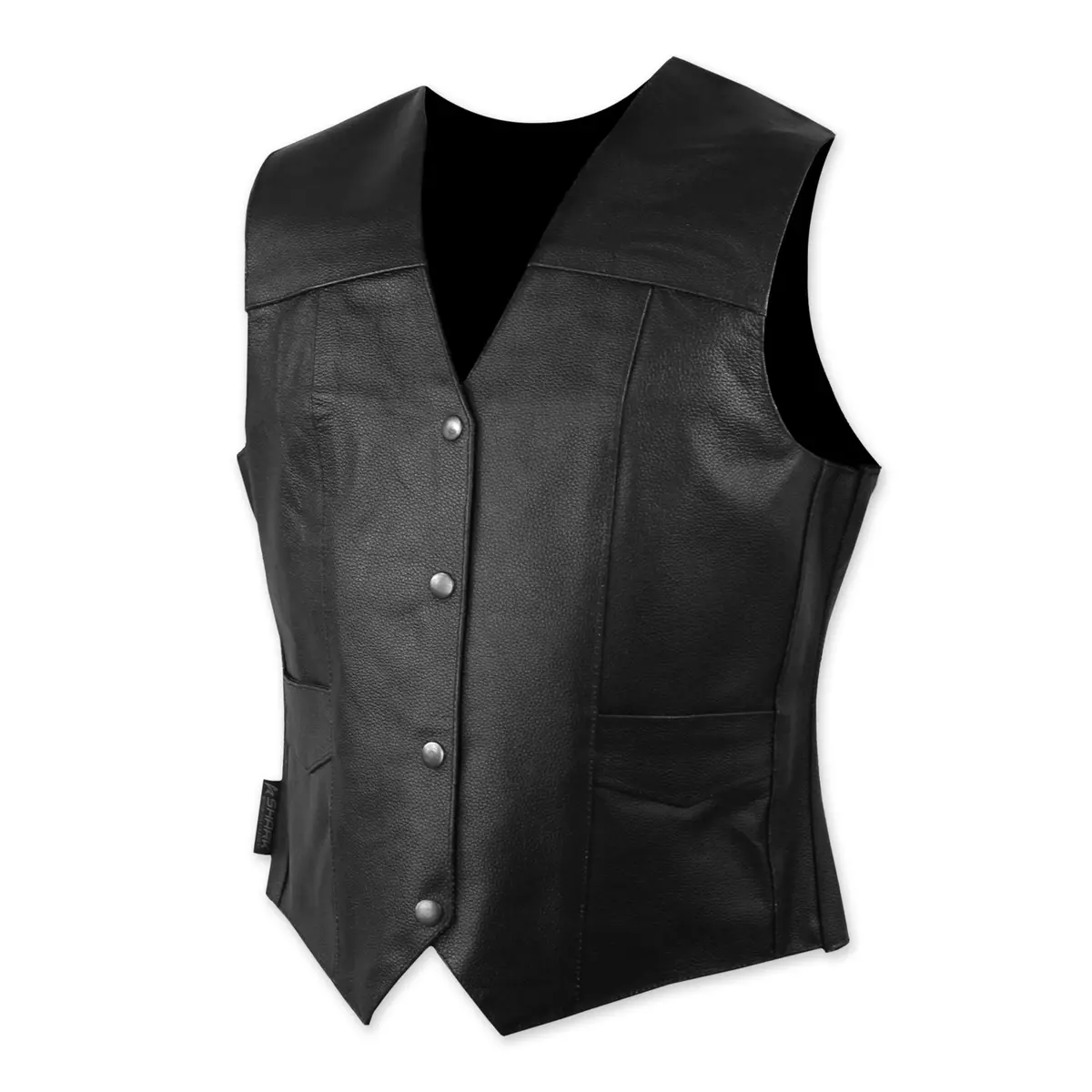 Shark Women’s Premium Leather Vest – Full-Grain FV Style