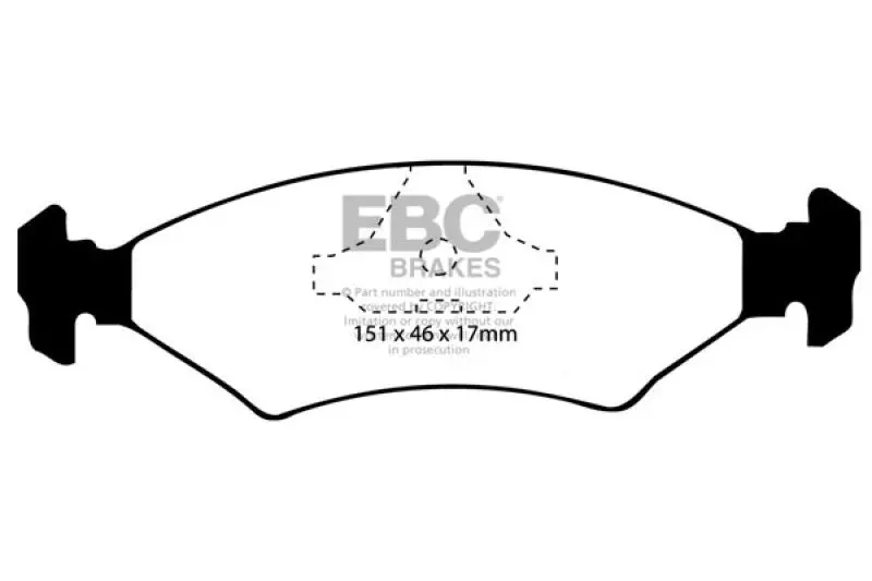 Ebc Greenstuff Rear Brake Pads For 1981–1985 Ferrari Mondial 2.9 Qv 1