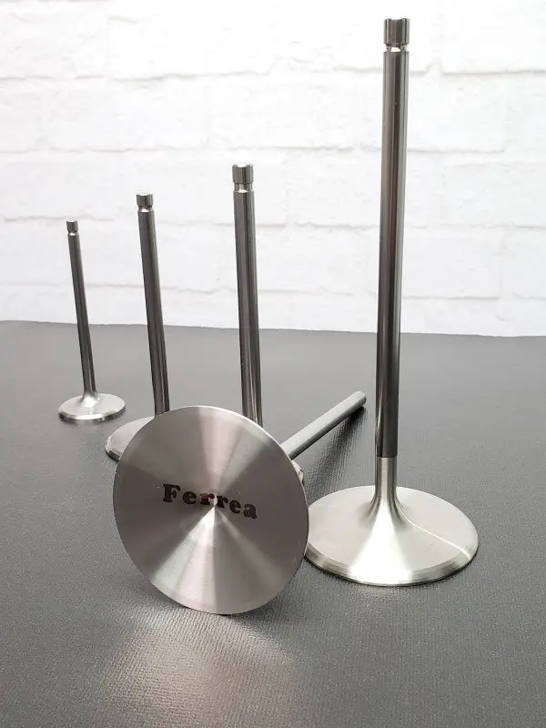 Ferrea Titanium Competition Exhaust Valves – 1.9In Tulip, 22° Stem Angle, For Big-Block Chevy, Chrysler, And Ford Engines (Set Of 8) 1