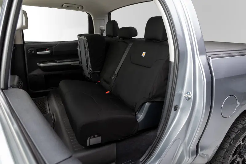 Covercraft 23-25 Ford F250-F550 Carhartt Super Dux Precisionfit Custom Front Row Seat Covers - Black 1