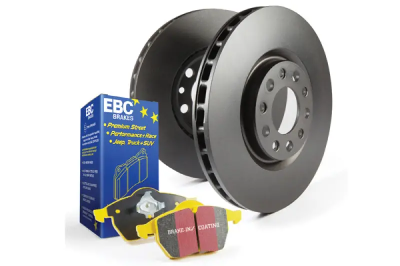 Ebc S13 Brake Kit: Yellowstuff High-Performance Pads + Rk Drilled & Slotted Rotors 1
